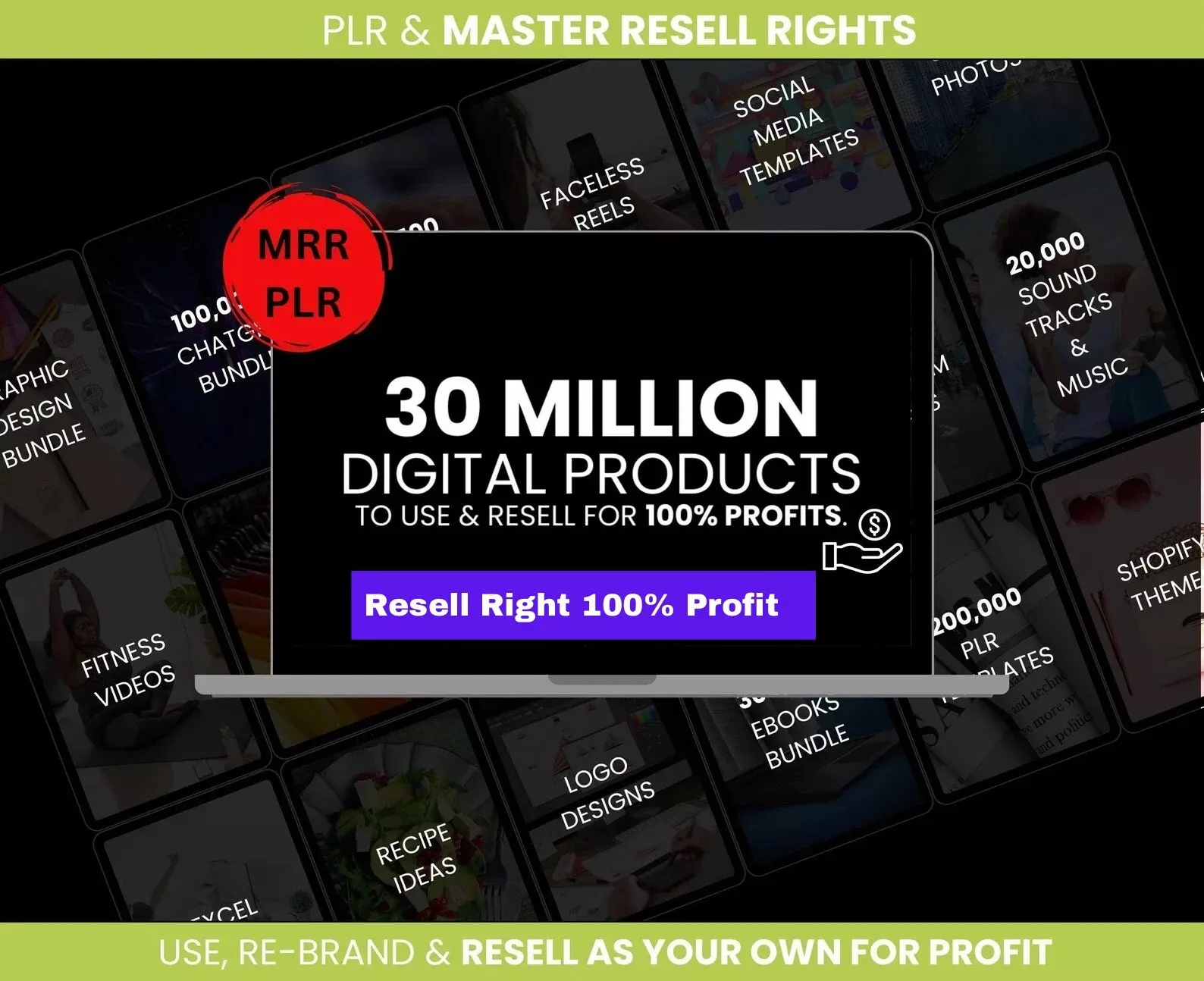30M+ Resellable Digital Products – Planners, Ebooks, Reels & More in One Bundle - Image 3