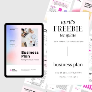 FREE Canva Template with Master Resell Rights | PLR Digital Product | Editable Social Media & Planner Kit